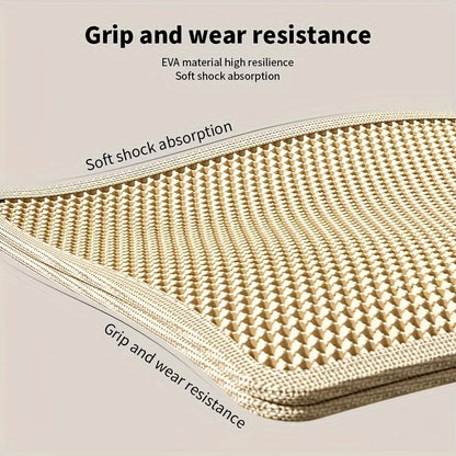 Alfombrilla para Arena de Gato Grande | Impermeable, Doble Capa Tipo Panal, Fácil de Limpiar y Antideslizante